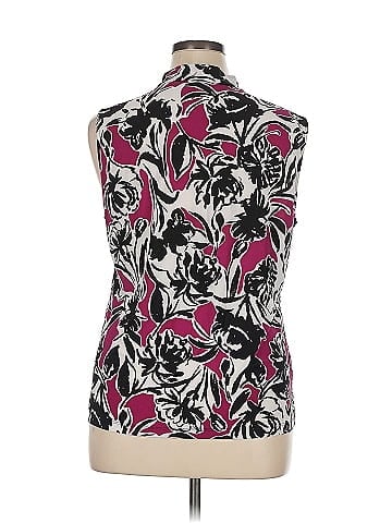 Black Label by Evan Picone Sleeveless Blouse (view 2)