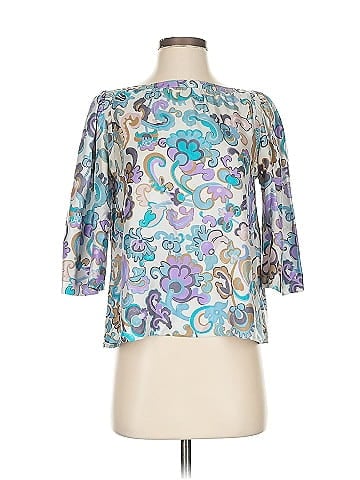 See By Chloé 3/4 Sleeve Silk Top (view 1)