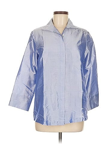 Charlotte Kellogg 3/4 Sleeve Silk Top (view 1)