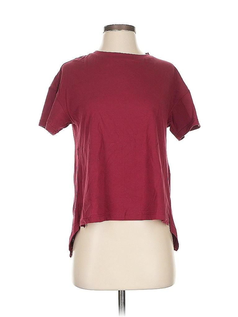 Pre-owned Tiny Short Sleeve T-shirt In Burgundy