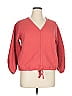 Max Studio Red 3/4 Sleeve Blouse Size 1X - photo 1