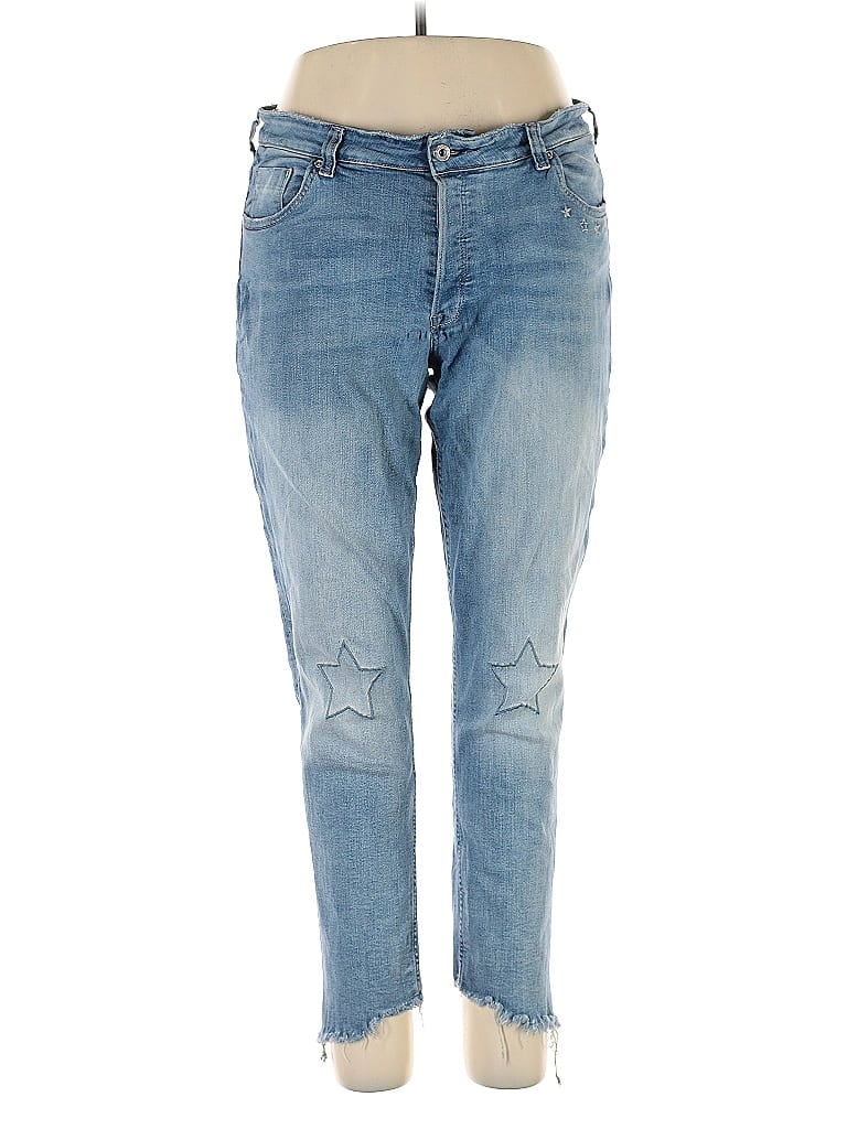 H&M Loves Coachella Stars Blue Jeans Size 16 - photo 1