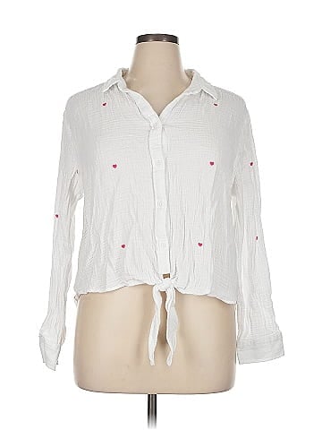 BeachLunchLounge 3/4 Sleeve Button-Down Shirt (view 1)