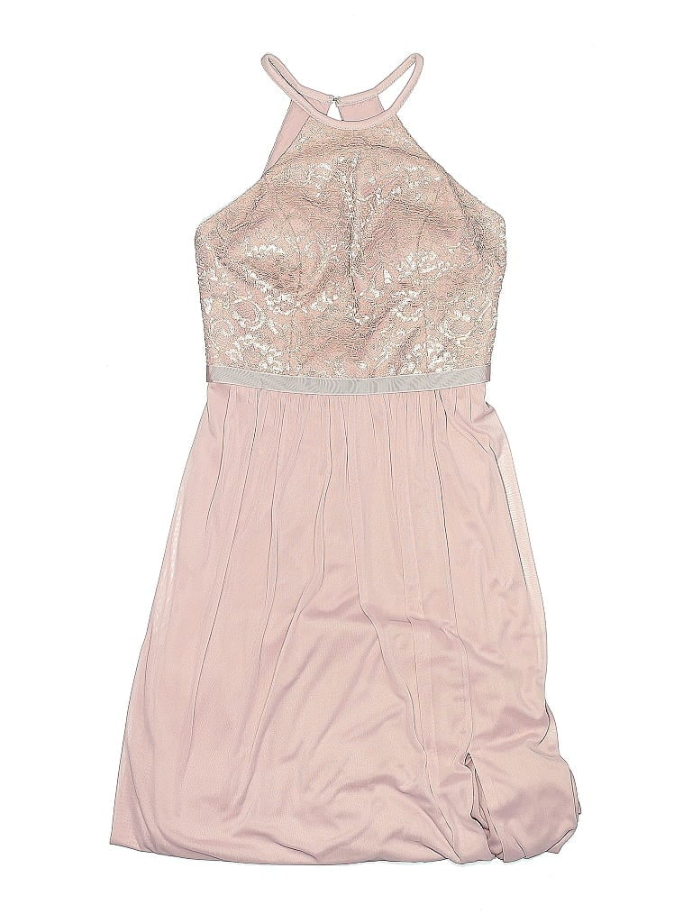 Pre-owned David's Bridal Cocktail Dress In Pink
