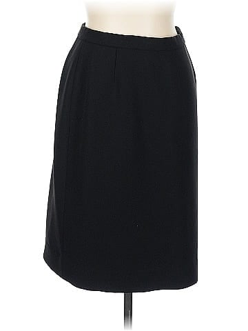 Donna Karan Essentials Wool Skirt (view 1)