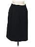 Donna Karan Essentials 100% Wool Solid Black Wool Skirt Size 10 - photo 1