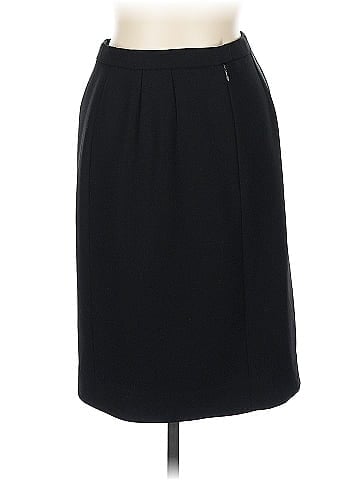 Donna Karan Essentials Wool Skirt (view 2)