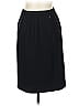 Donna Karan Essentials 100% Wool Solid Black Wool Skirt Size 10 - photo 2