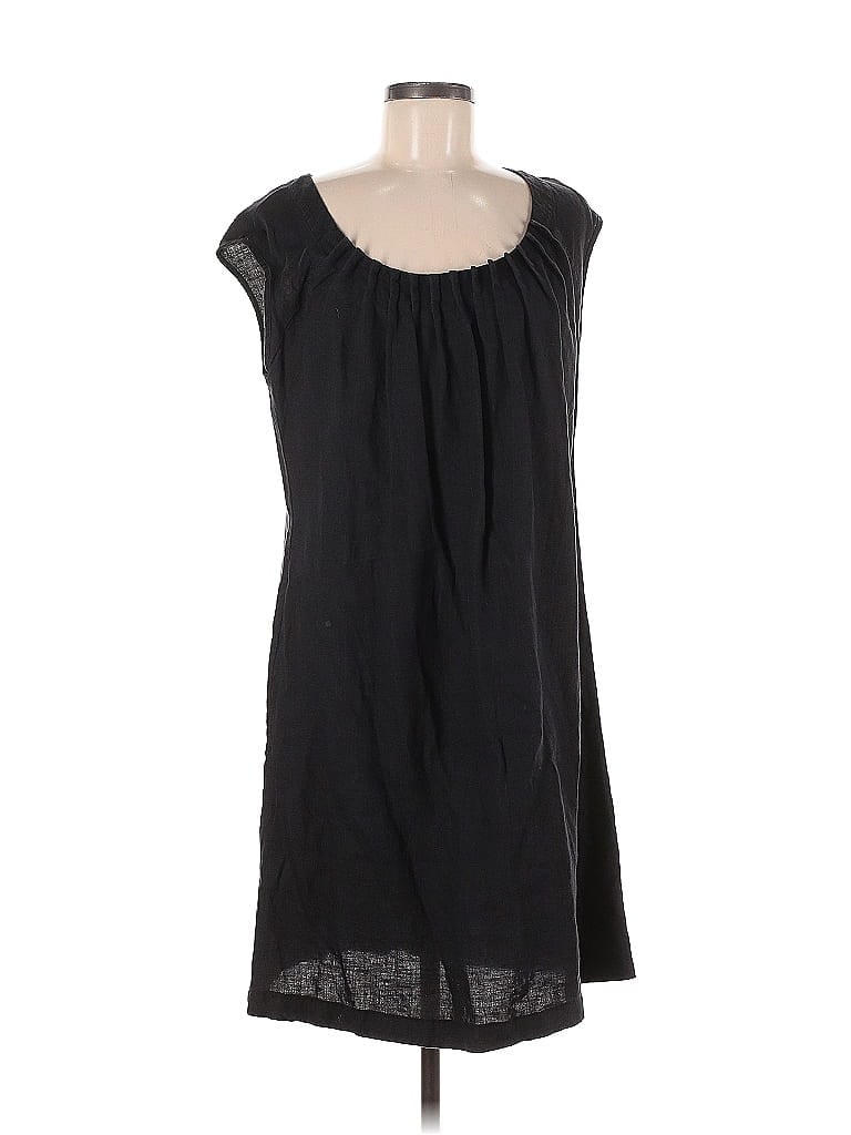 Pre-owned Jjill Casual Dress In Black