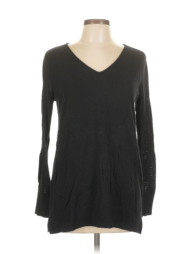 Pre-owned Ann Taylor Loft Outlet Pullover Sweater In Black