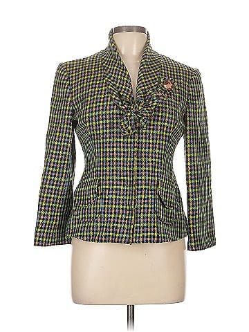 Miu Miu Wool Neck-Tie Blazer (view 1)