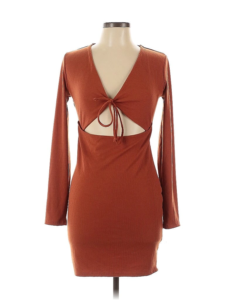 Click to view more detailed imagery on our partner's website Pre-owned Lush Cocktail Dress In Brown