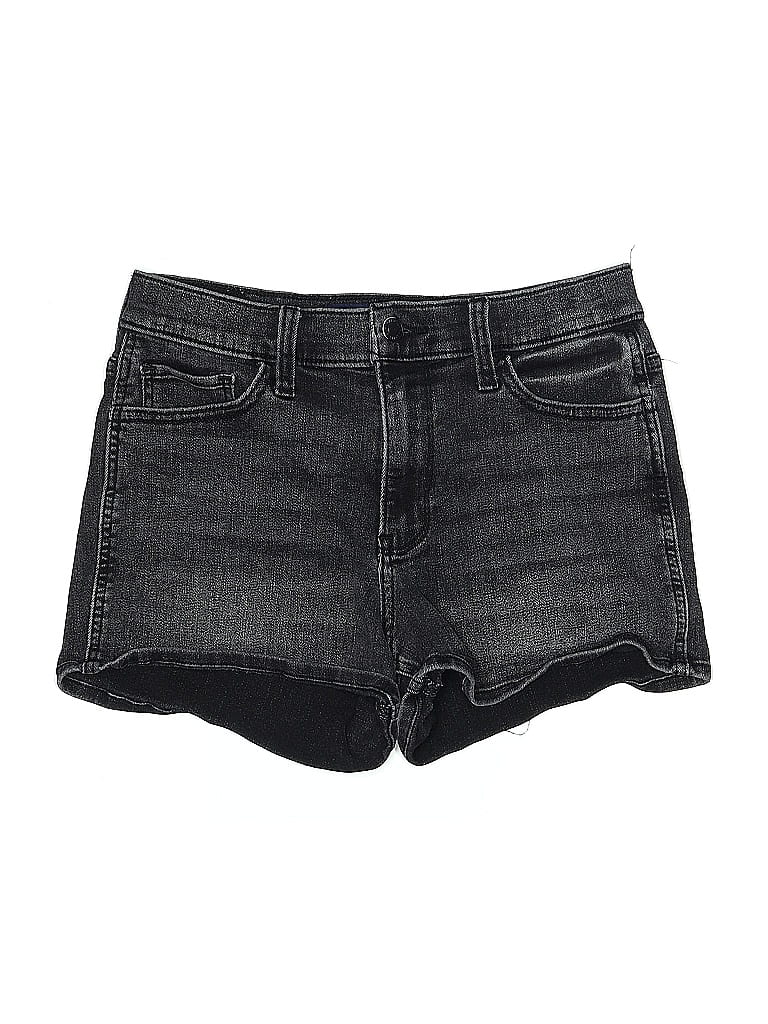 Pre-owned Hollister Denim Shorts In Black