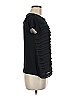 Elle 100% Polyester Black Short Sleeve Top Size M - photo 4