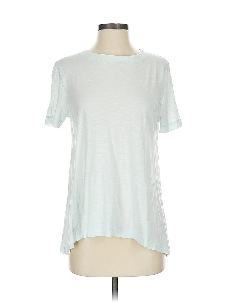 Pre-owned Lisa Todd Short Sleeve T-shirt In Silver
