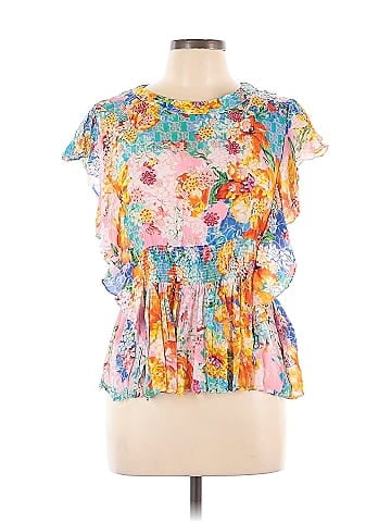 Bhanuni by Jyoti Short Sleeve Blouse (view 1)