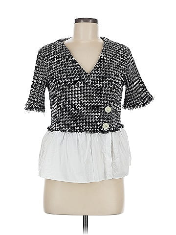 Zara TRF Short Sleeve Blouse (view 1)