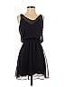 Express 100% Polyester Color Block Black Cocktail Dress Size S - photo 1