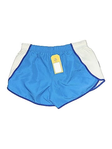 Danskin Now Blue Athletic Shorts with Elastic (view 2)