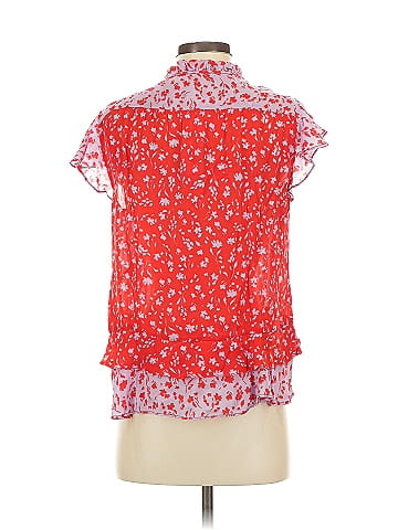 Parker Short Sleeve Silk Top (view 2)