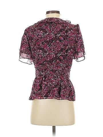Parker Short Sleeve Silk Top (view 2)
