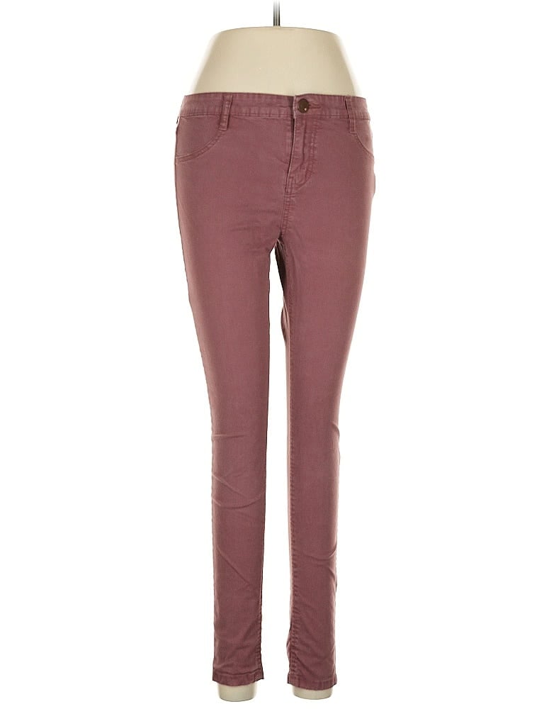 Pre-owned Assorted Brands Casual Pants In Burgundy