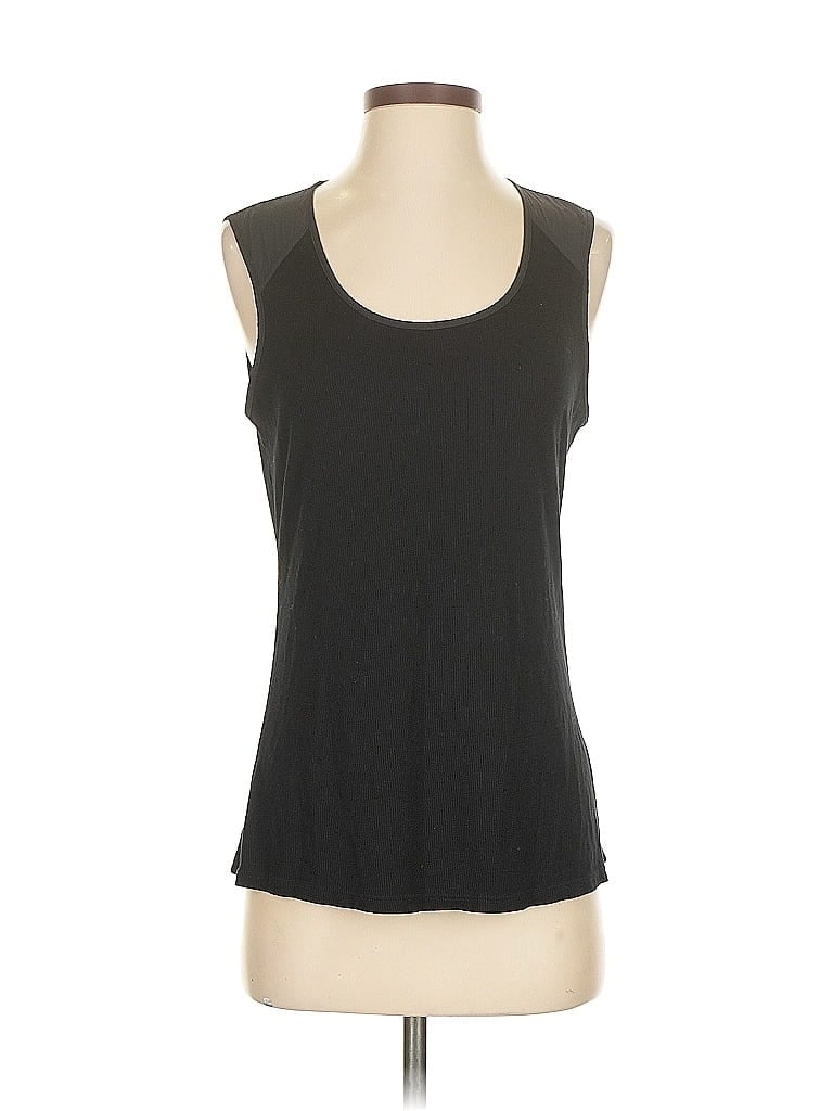 Click to view more detailed imagery on our partner's website Pre-owned Lola And Sophie Sleeveless Top Black Scoop Neck Tops
