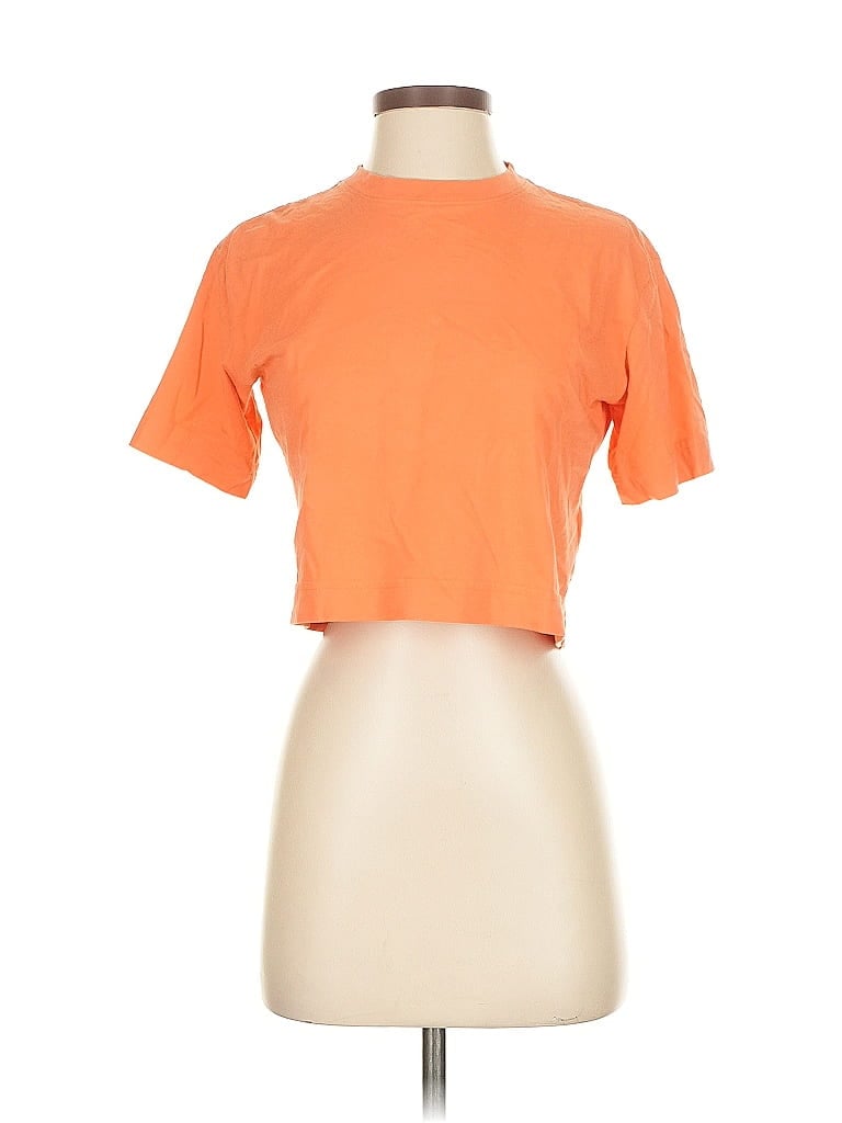Pre-owned Everlane Short Sleeve T-shirt In Orange