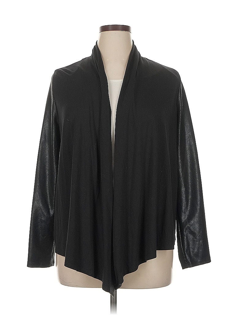 Click to view more detailed imagery on our partner's website Pre-owned Karen Kane Cardigan Sweater In Black