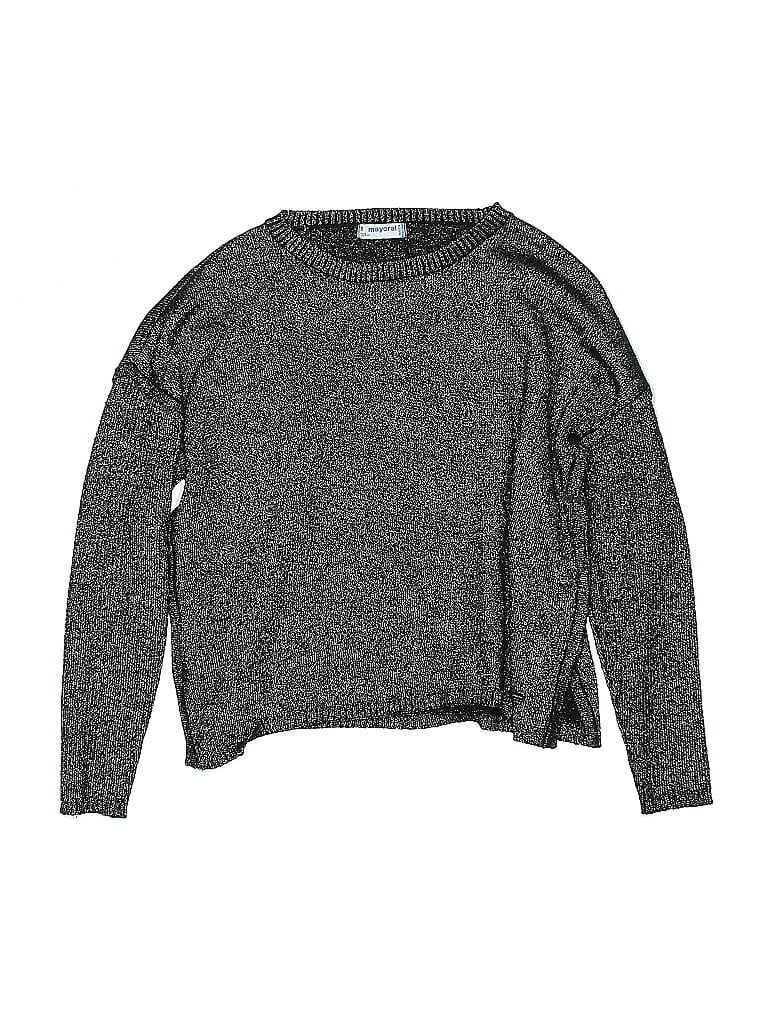 Click to view more detailed imagery on our partner's website Pre-owned Mayoral Kids' Long Sleeve Top Gray Crew Neck Tops
