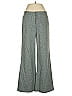 Chaiken Chevron-herringbone Gray Wool Pants Size 8 - photo 1