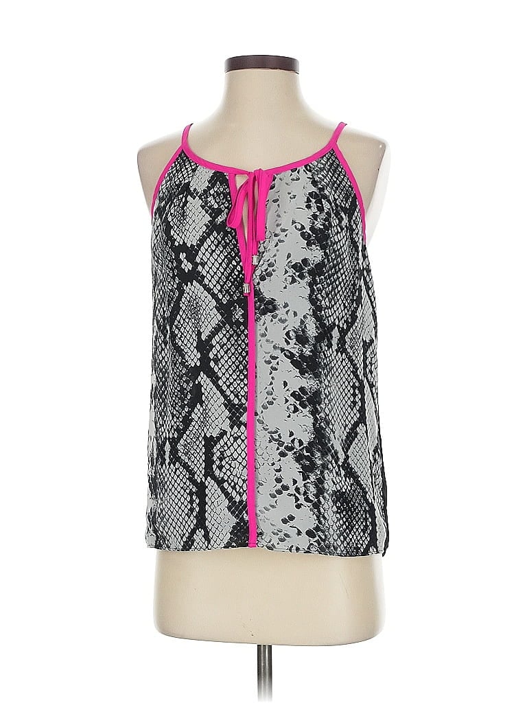 Pre-owned Single Sleeveless Blouse In Gray