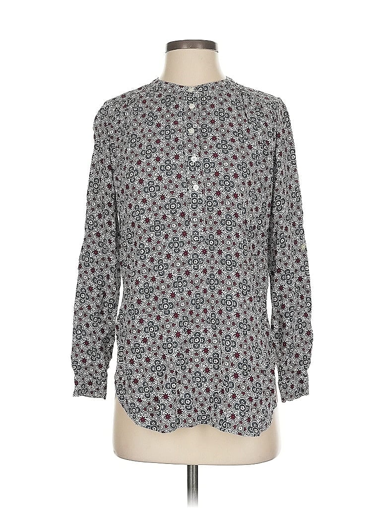 Click to view more detailed imagery on our partner's website Pre-owned Ann Taylor Loft Long Sleeve Blouse In Gray