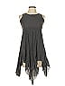 Mia Joy Solid Gray Casual Dress Size 5 - photo 1