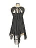 Mia Joy Solid Gray Casual Dress Size 5 - photo 2