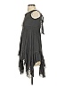 Mia Joy Solid Gray Casual Dress Size 5 - photo 4