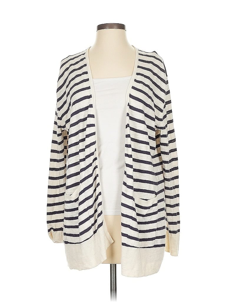 Pre-owned Madewell Cardigan Sweater In White