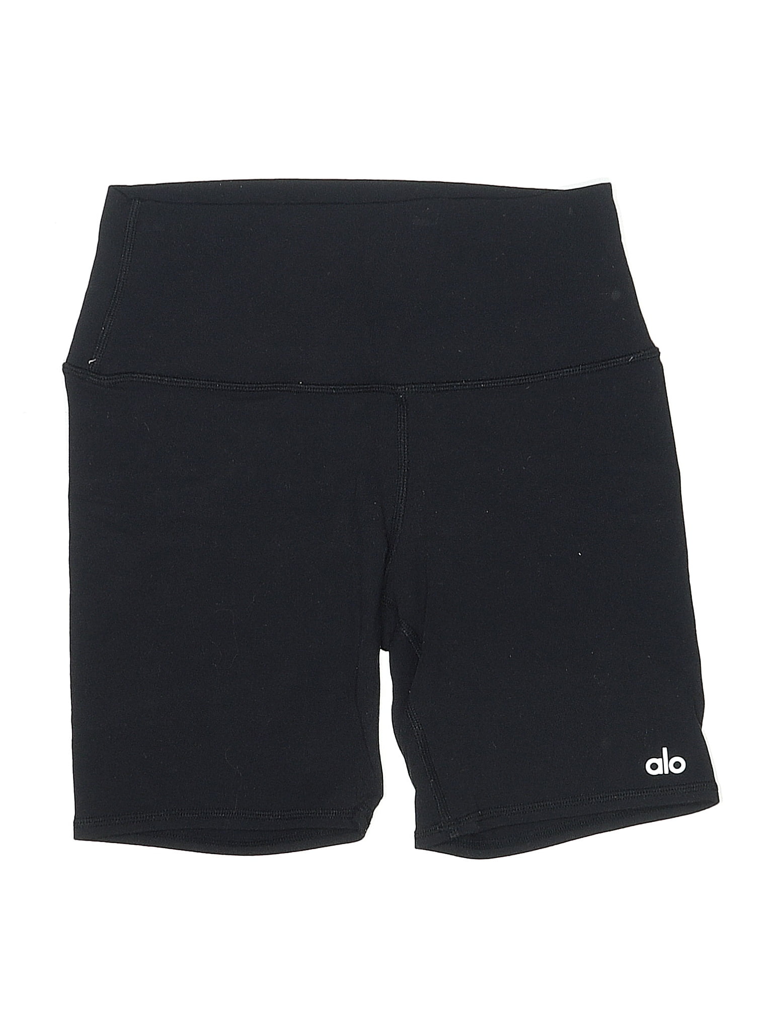 Alo Solid Black Athletic Shorts Size S