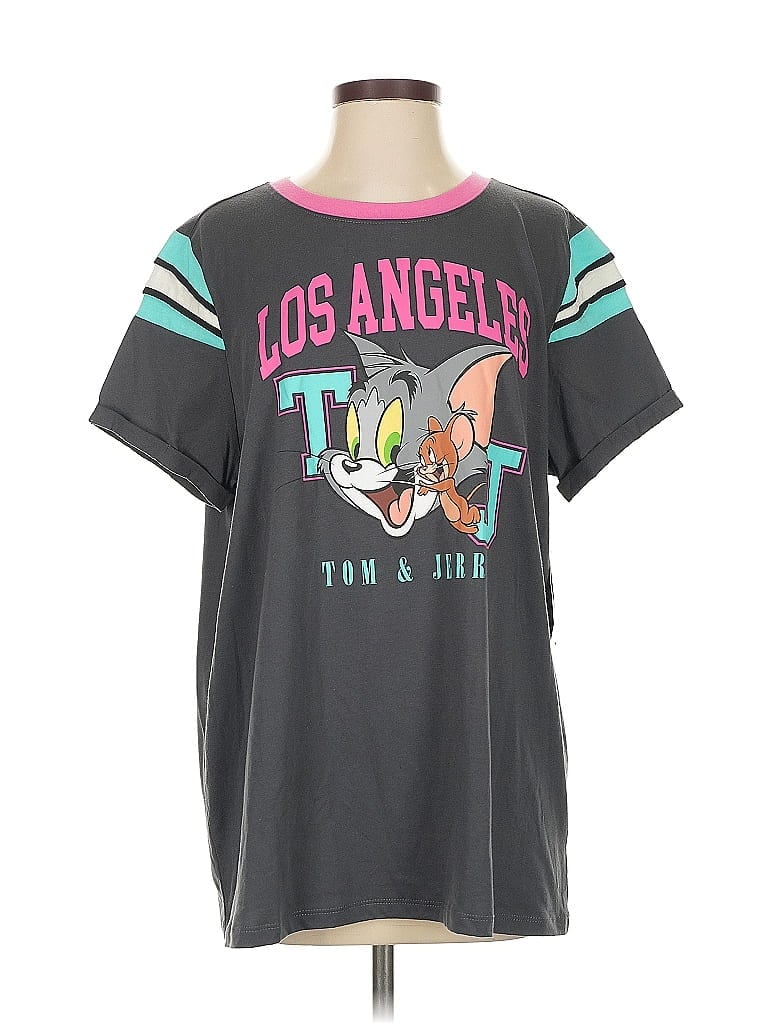 Assorted Brands Short Sleeve T-shirt In Gray