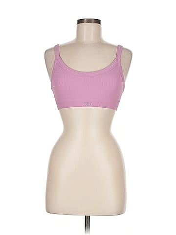 Set Pink Purple Sports Bra Size M