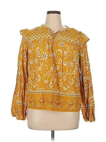 Time and Tru Long Sleeve Blouse (view 1)