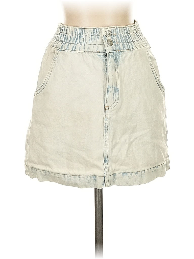 BDG 100 Cotton Ivory Denim Skirt Size S 60 off ThredUp