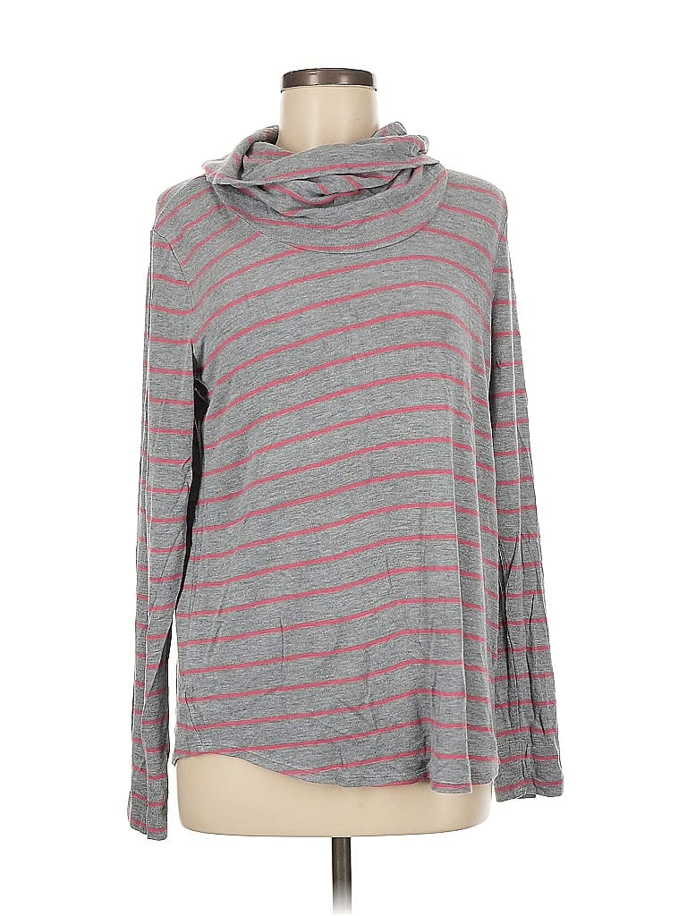 Pre-owned Ann Taylor Loft Turtleneck Sweater In Gray