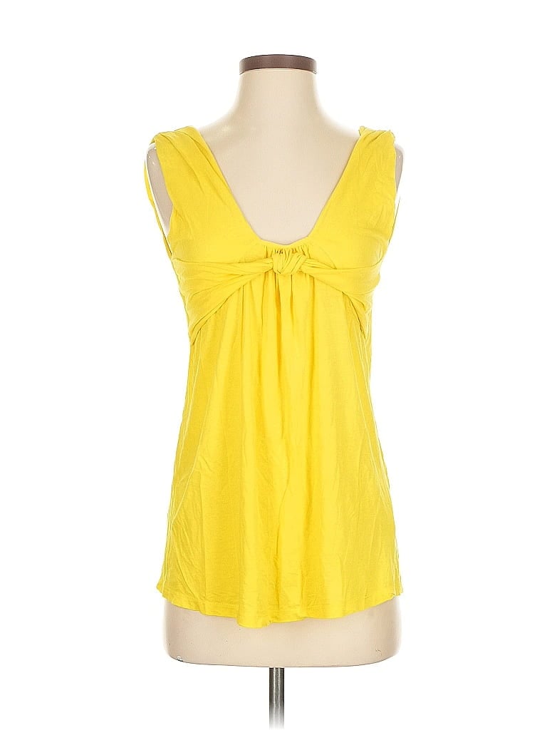 Pre-owned Hoss Sleeveless Blouse In Yellow