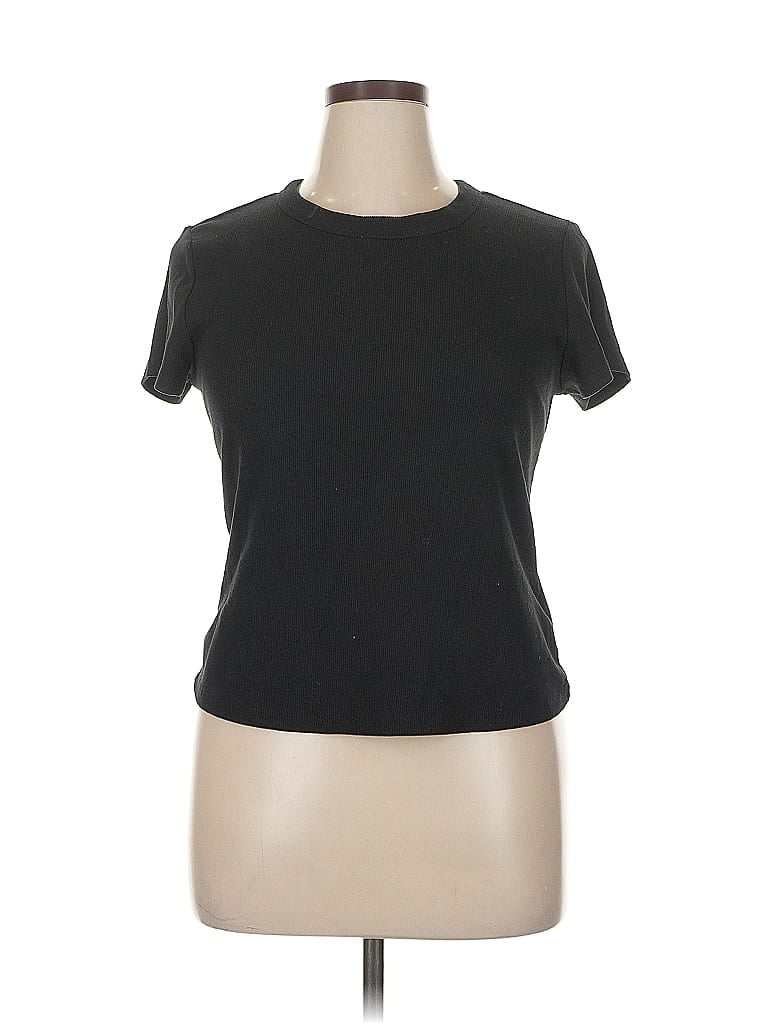 Pre-owned Old Navy Short Sleeve T-shirt In Black