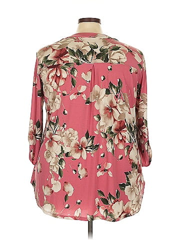 White Birch 3/4 Sleeve Blouse (view 2)