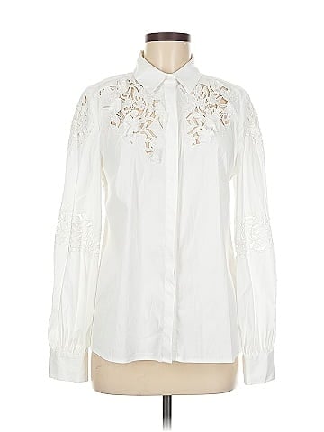 White House Black Market Long Sleeve Blouse (view 1)