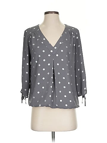 Soho JEANS NEW YORK & COMPANY 3/4 Sleeve Blouse (view 1)