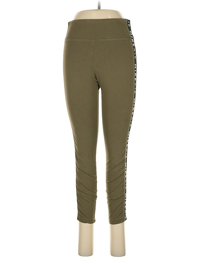 Pre-owned Nike Active Pants In Green