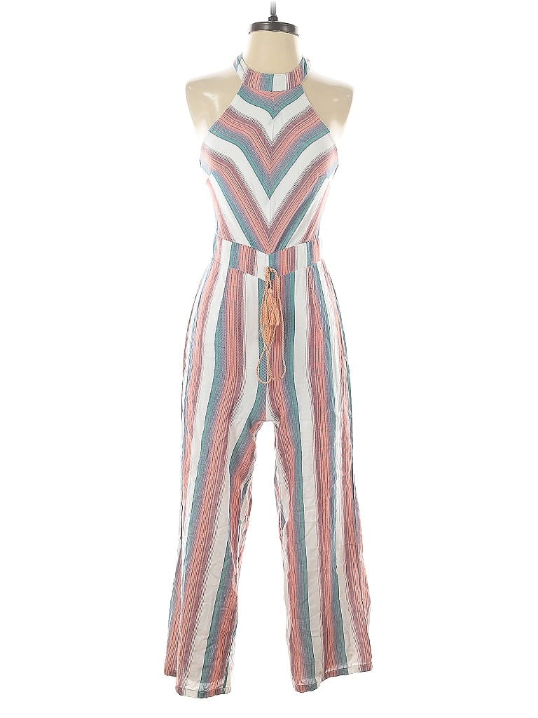 Pre-owned Crystal Sky Jumpsuit In Silver